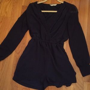 BCBGeneration Long Sleeve Romper